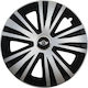 Auto Radkappen Set mit Marke Mini Cooper 4Stück 16" Gray/Gray