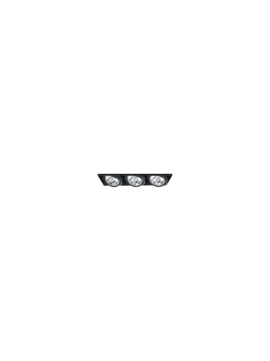 KT Lighting Metallic Recessed Spot White 1pcs