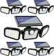Set 5 Lămpi Solare Stradal cu Senzor de Mișcare și Fotocelulă IP65