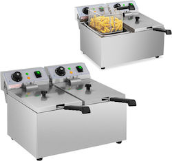 Royal Catering Ηλεκτρική Φριτέζα Διπλή 3.2kW Χωρητικότητας 2x8lt Royal Catering Ηλεκτρική Φριτέζα Διπλή 3.2kW Χωρητικότητας 2x8lt