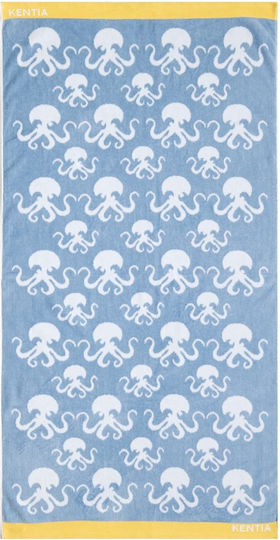 Kentia Merik Kids Beach Towel Light Blue 140x70cm