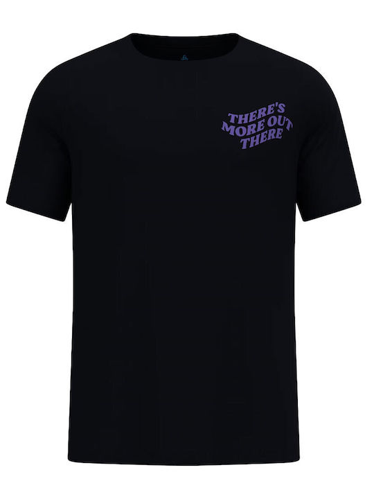 Essential Print Tricou Sport Negru