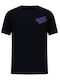 Essential Print Tricou Sport Negru