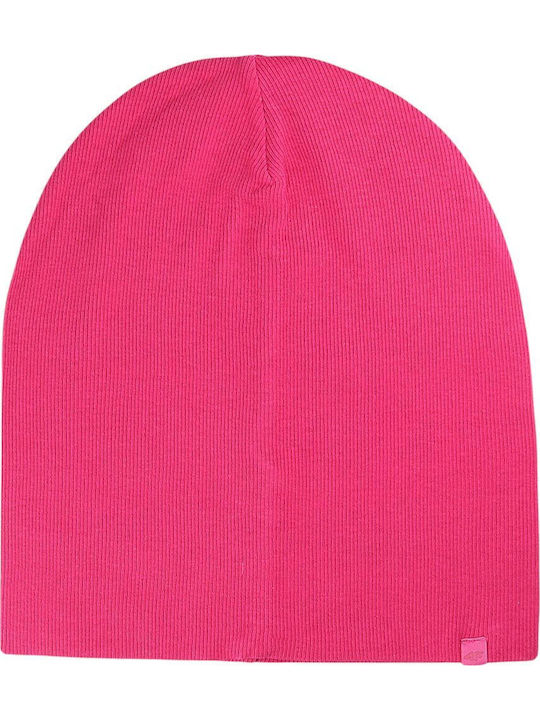 Beanie Frauen Beanie Gestrickt in Fuchsie Farbe