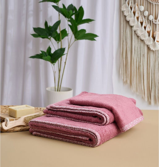 Cokitex Prosop De Corp Saluti 80x150cm Roz Măr Greutate 600gr/m²