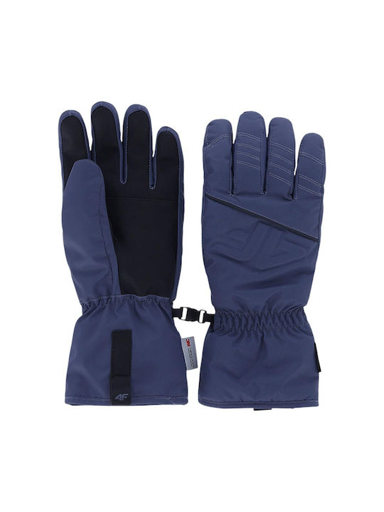 4F Men's Ski & Snowboard Gloves Blue