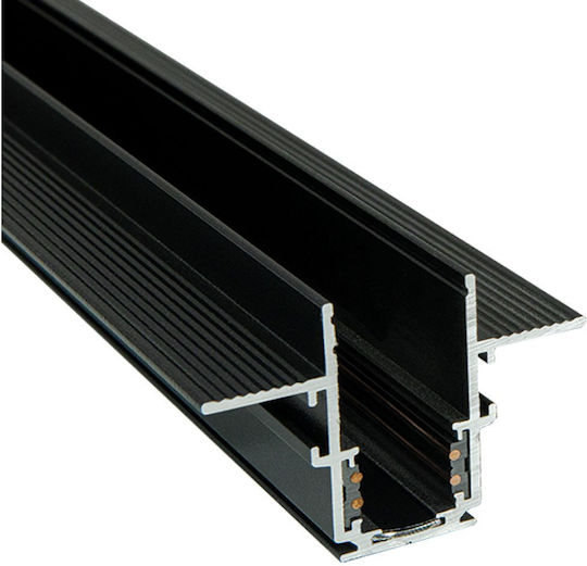 Magnetische Schiene Trimless 22274b-3 3m Magnetische Beleuchtungszubehör 48v Schwarze