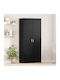 În picioare pe podea de Birou Black Oak 80x39x178cm