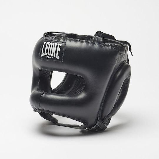 Leone 1947 Căști de box Adulți Față întreagă Din piele Negru