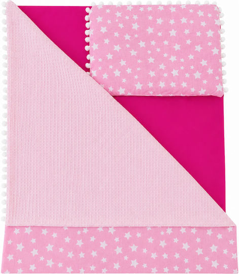Kinderwagen-Bettwäsche-Set Kinderwagen Rosa Blanket, Lightweight Bag, And Pillow
