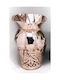Karvounis Vază Decorativă Metalic Bronze 1buc