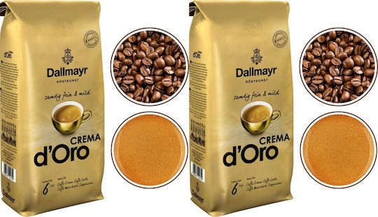 Dallmayr Кафе Еспресо Crema D'oro Classic на Зърна 1kg