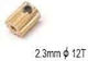 Motor Zahnrad 12t 0.5m 2.3mm Loch