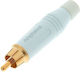 Amphenol Acpr-wht White Rca Connector