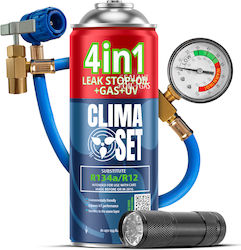 Σύστημα Επαναπλήρωσης Climapro R134a 4σε1 Αέριο Λάδι Uv Βαφή Σφραγιστικό Οχήματα 1994-2016 – Προηγμένη Απόδοση Ευκολία Χρήσης