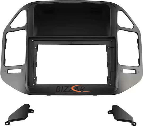 Bizzar DIN Fascia Panels 2 Din Compatible with Screen 9" for Mitsubishi Pajero 2002-2006