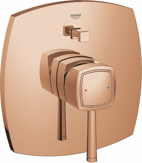 Grohe Μίκτης Μπαταρίας Εντοιχισμού για Ντουζιέρα Μπρονζέ