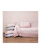 Viopros Viopros Sofa Throw 2 Seater Jacquard 180x240cm Coral