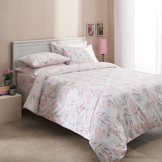 Charalambidis Textiles Salonica Σετ Σεντόνια Υπέρδιπλα 240x260εκ. Σομόν (4τμχ)
