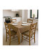 Linea Home Tablecloth Linen Chocolate 150x220cm