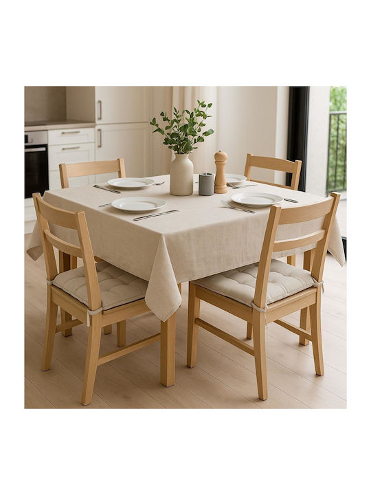 Linea Home Τραπεζομάντηλο Λινό Αμμού 150x220εκ.