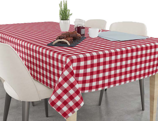 Viopros Tischtuch Dublin Red 140x180cm