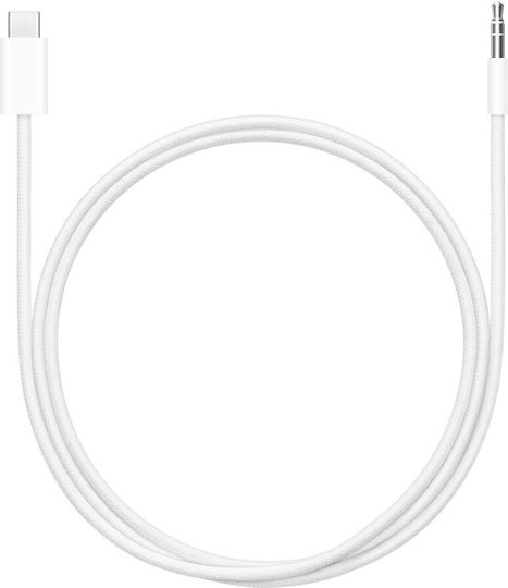 Apple USB 2.0 Kabel USB-C männlich - USB-C / 3.5mm Weiß 1.2m (MDV84ZM/A)