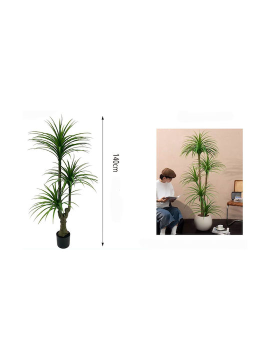 Dekoratives Künstliches Topfpflanze 140cm Galifas 8584350 Galifas