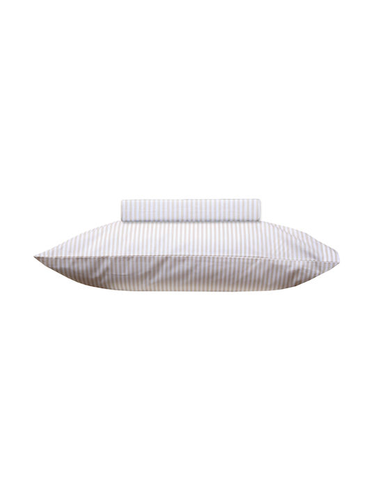 Viopros Σετ Παπλωματοθήκη Βαμβακερή 160x240cm Μ...