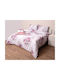Viopros Set Pillowcases with Envelope Cover White 50x70cm