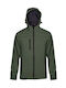 Fageo Ζακέτα Εργασίας Softshell με Κουκούλα Χακί