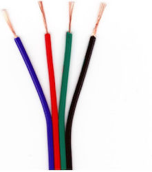 4-adriges Kabel Audiosat LED Streifen RGB 5050 3528 4-adriges Kabel Audiosat LED Streifen RGB 5050 3528