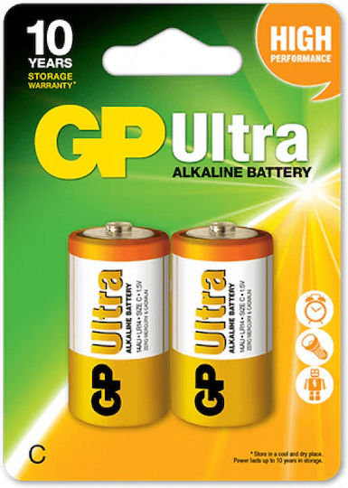 Genius Pack Alkaline Batteries C 1.5V 2pcs