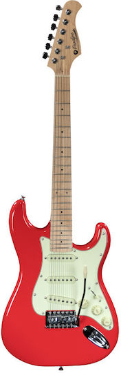 Prodipe Elektrische Gitarre Stratocaster Rot