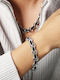 Herren Armband Kette mit Byzantinischem Design aus Vergoldetem Stahl 22cm