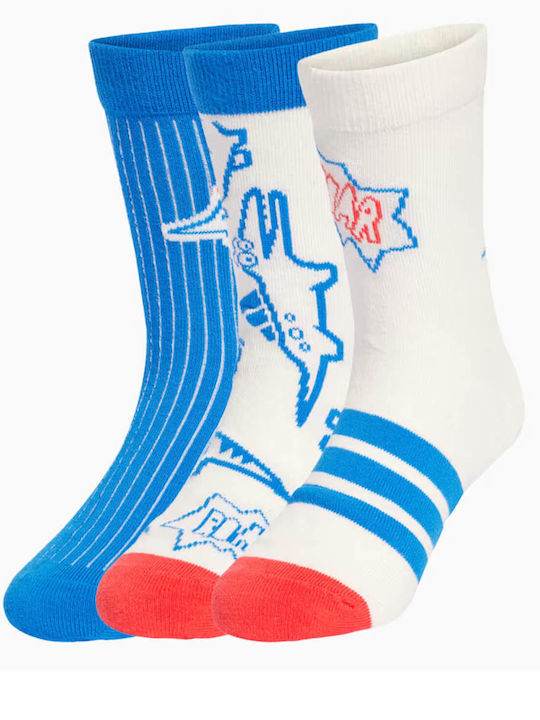adidas Kids' Socks Adiraptor Lk Blue 3 Pairs