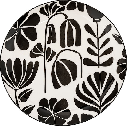 Plate Shallow made of Porcelain Green with Diameter 27cm