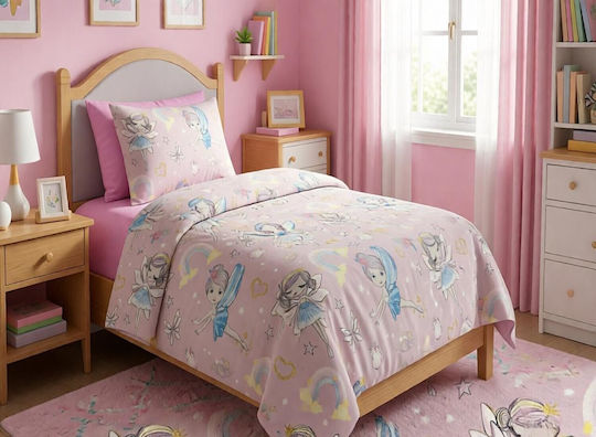MayHome Kids Cotton Pillowcase 30x40cm Pink