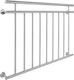 French Balcony Railing Stainless Steel 90 X 128 Cm