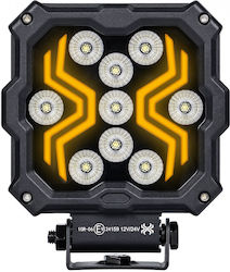 Led Τετράγωνος Προβολέας Εργασίας Λευκό 12v24v Spider Led Τετράγωνος Προβολέας Εργασίας Λευκό 12v24v Spider