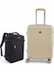 Playful Bags Reisekoffer Hartschalen Beige Maximalhöhe 55cm mit 4 Räder Set 2Stück