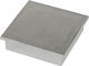 Universal Abdeckung Quadrat Bodenhülse 80 X 80 Mm X 2 Aluminium