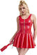 Subblime 957681 Rochie Din Piele Cu Fermoar Inimă Roșie
