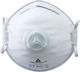 Delta Plus Mască de protecție Țesătură cu supapă Alb M1100V-WHITE 1buc