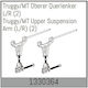 Absima Truggy Mt Upper Suspension Arm L R 2 Absima