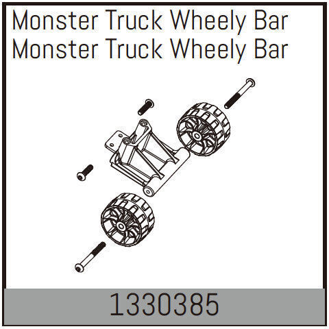 Absima Monster Truck Wheely Bar 1330385 Absima