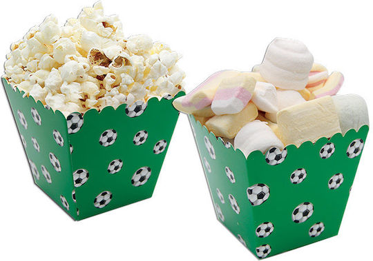 Popcorn Boxes Football 6 Pieces