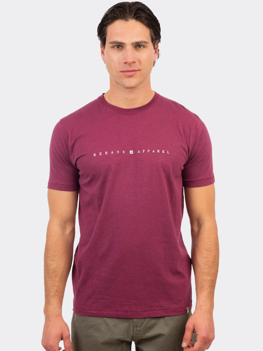 Rebase T-shirt Μπορντό