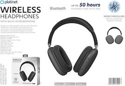 Platinet PHB912GANC Bluetooth / 3.5mm / USB-C mit 50 Stunden Betriebszeit Gray