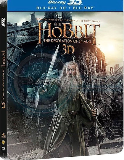 Χομπιτ Η Ερημια Του Νοσφιστη Steelbook 3d + 2d Blu-ray